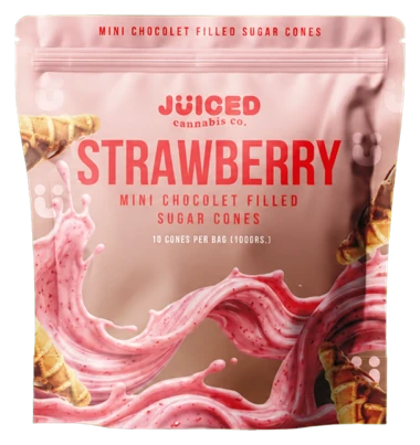 Juiced Cones packaging